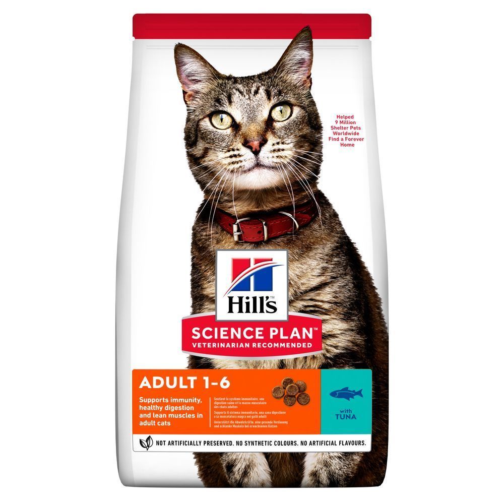 Сухий корм для котів Hill's Science Plan Adult 1-6 1,5 кг - тунець Сухий корм для котів Hill's Science Plan Adult 1-6 1,5 кг - тунець