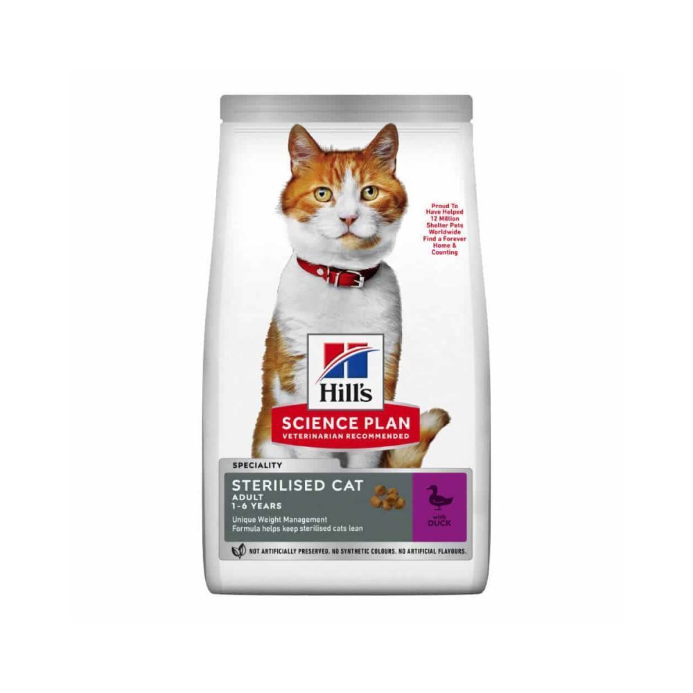 Сухий корм для котів Hill's Science Plan Sterilised Adult 1,5 кг - качка Сухий корм для котів Hill's Science Plan Sterilised Adult 1,5 кг - качка