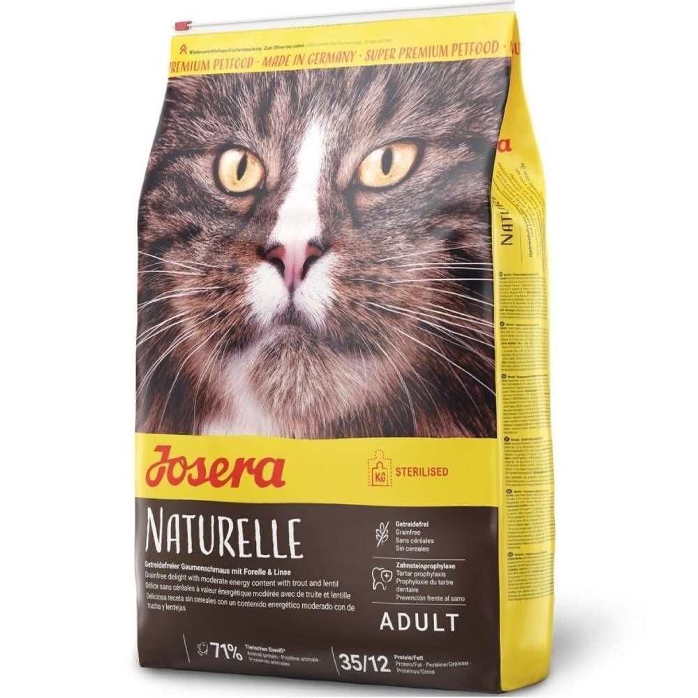 Сухий корм для котів Josera Naturelle 10 кг - чечевиця та форель Сухий корм для котів Josera Naturelle 10 кг - чечевиця та форель