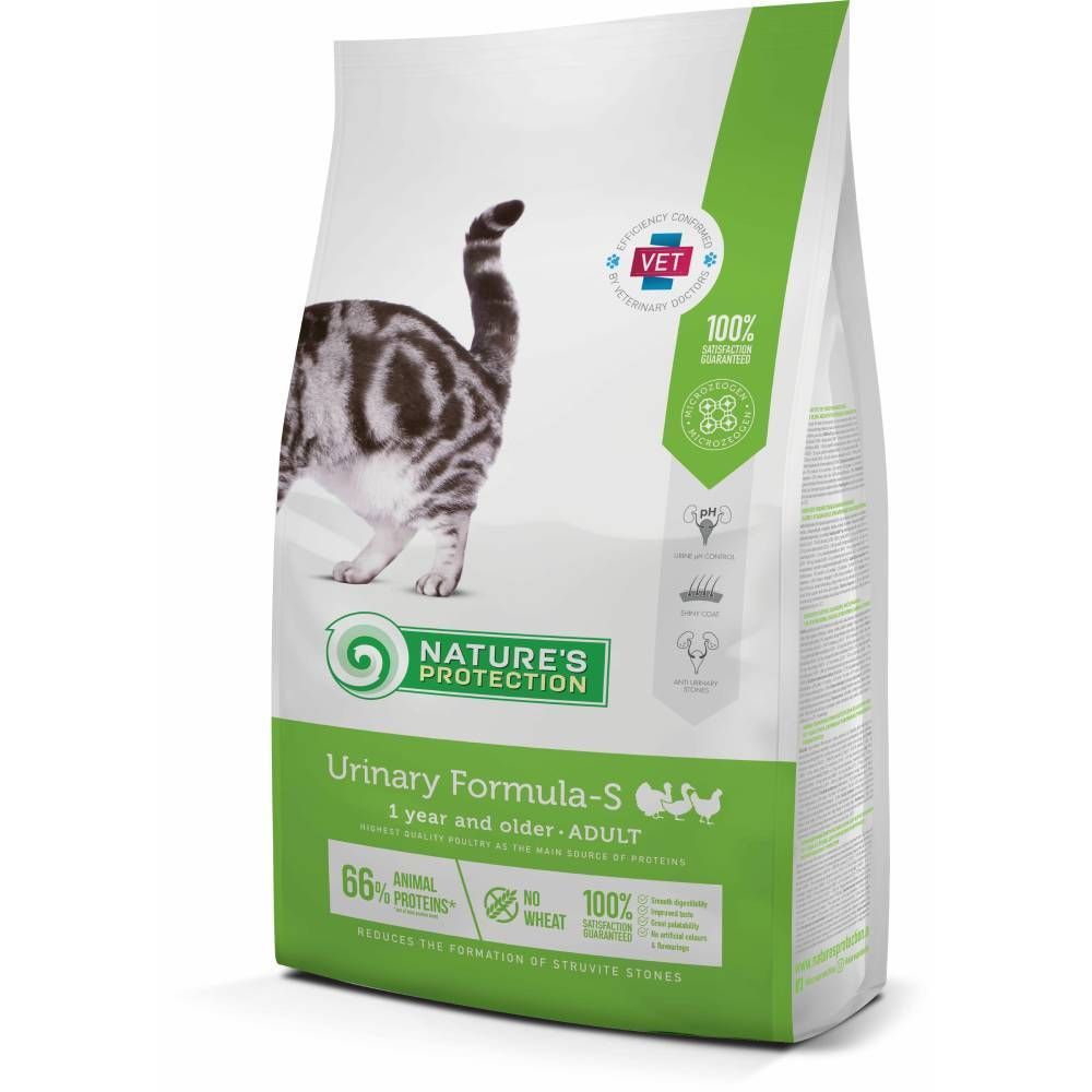 Сухой корм для кошек Nature's Protection Urinary Formula-S Adult 7 кг - домашняя птица Сухой корм для кошек Nature's Protection Urinary Formula-S Adult 7 кг - домашняя птица