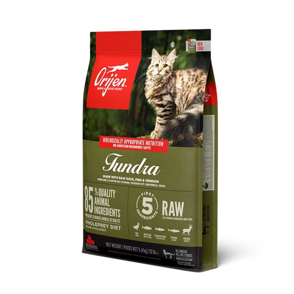 Сухой корм для кошек Orijen Tundra 5,4 кг - ассорти