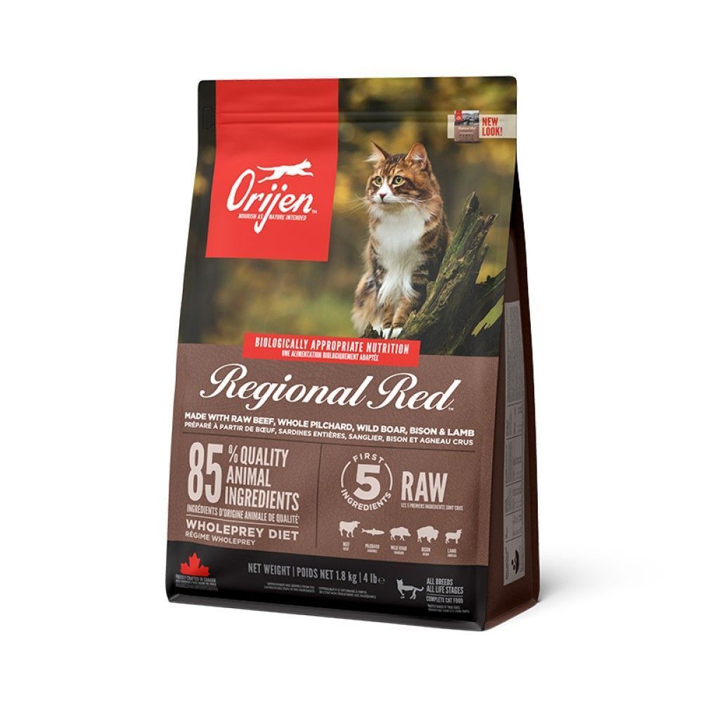 Сухой корм для кошек Orijen Regional Red 1,8 кг - ассорти Сухой корм для кошек Orijen Regional Red 1,8 кг - ассорти
