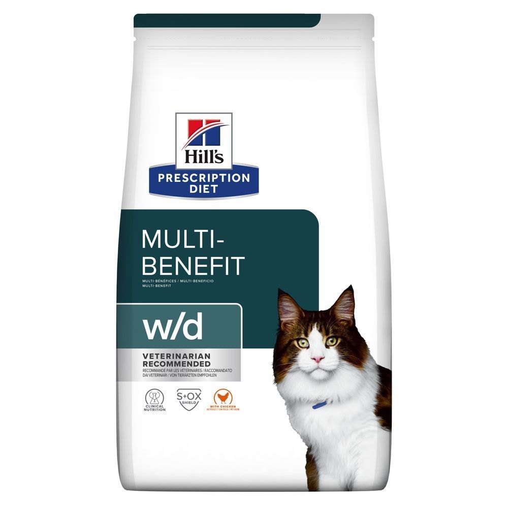 Сухий корм для котів Hill’s Prescription Diet Multi-Benefit w/d 3 кг - курка Сухий корм для котів Hill’s Prescription Diet Multi-Benefit w/d 3 кг - курка
