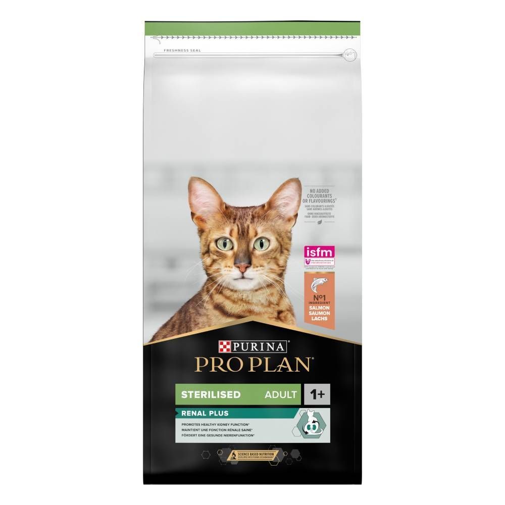 Сухой корм для кошек Pro Plan Sterilised Adult Renal Plus 14 кг - лосось Сухой корм для кошек Pro Plan Sterilised Adult Renal Plus 14 кг - лосось