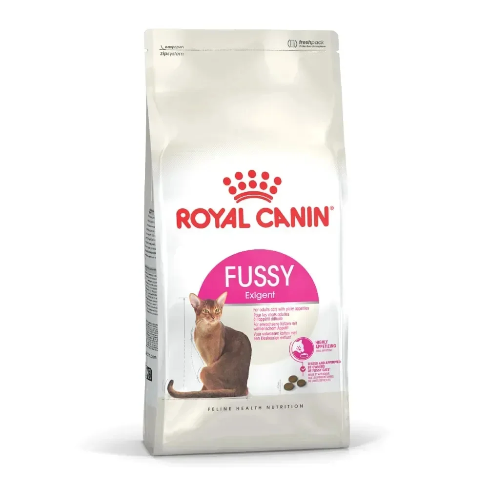 Набір сухого та вологого корму для котів Royal Canin Fussy Exigent 2 кг + 4 шт х 85 г Набір сухого та вологого корму для котів Royal Canin Fussy Exigent 2 кг + 4 шт х 85 г