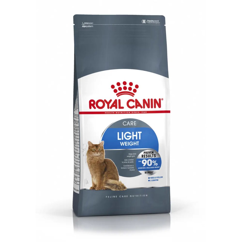 Набор сухого и влажного корма для кошек Royal Canin Light Weight Care 1,5 кг + 4 шт. по 85 г