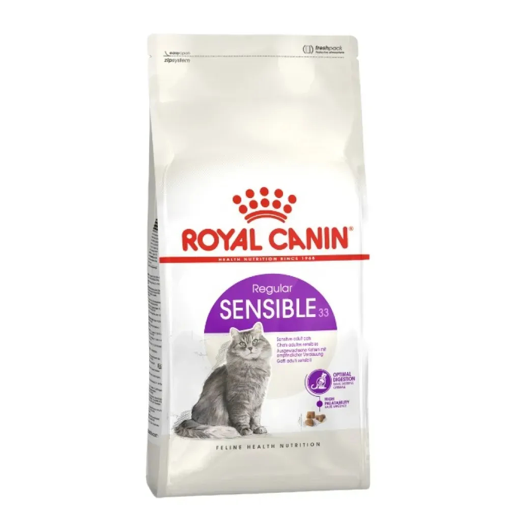 Набор сухого и влажного корма для кошек Royal Canin Sensible 33 2 кг + 4 шт. по 85 г Набор сухого и влажного корма для кошек Royal Canin Sensible 33 2 кг + 4 шт. по 85 г