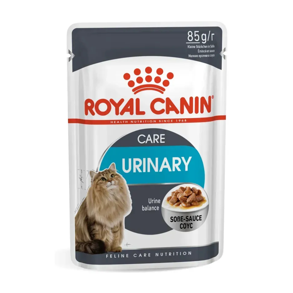Набор сухого и влажного корма для кошек Royal Canin Urinary Care 2 кг + 4 шт. по 85 г