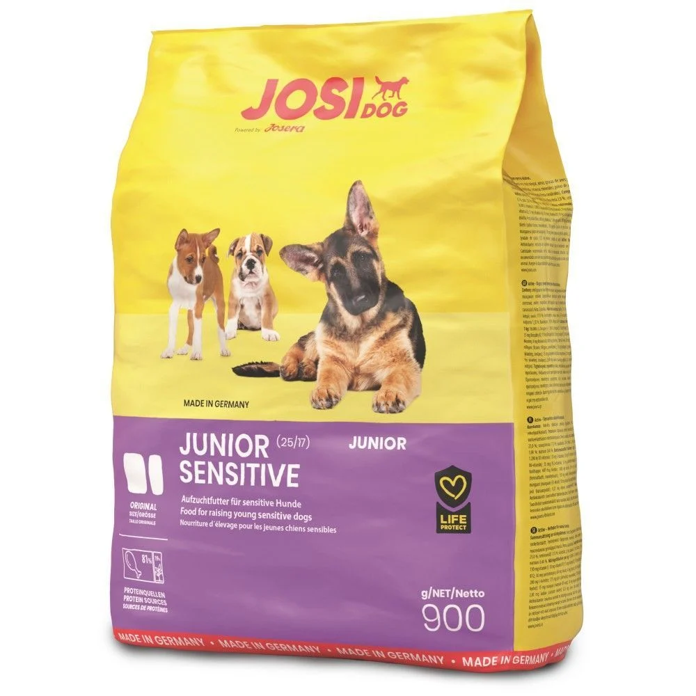 Сухой корм для щенков Josera JosiDog Junior Sensitive 900 г - домашняя птица Сухой корм для щенков Josera JosiDog Junior Sensitive 900 г - домашняя птица
