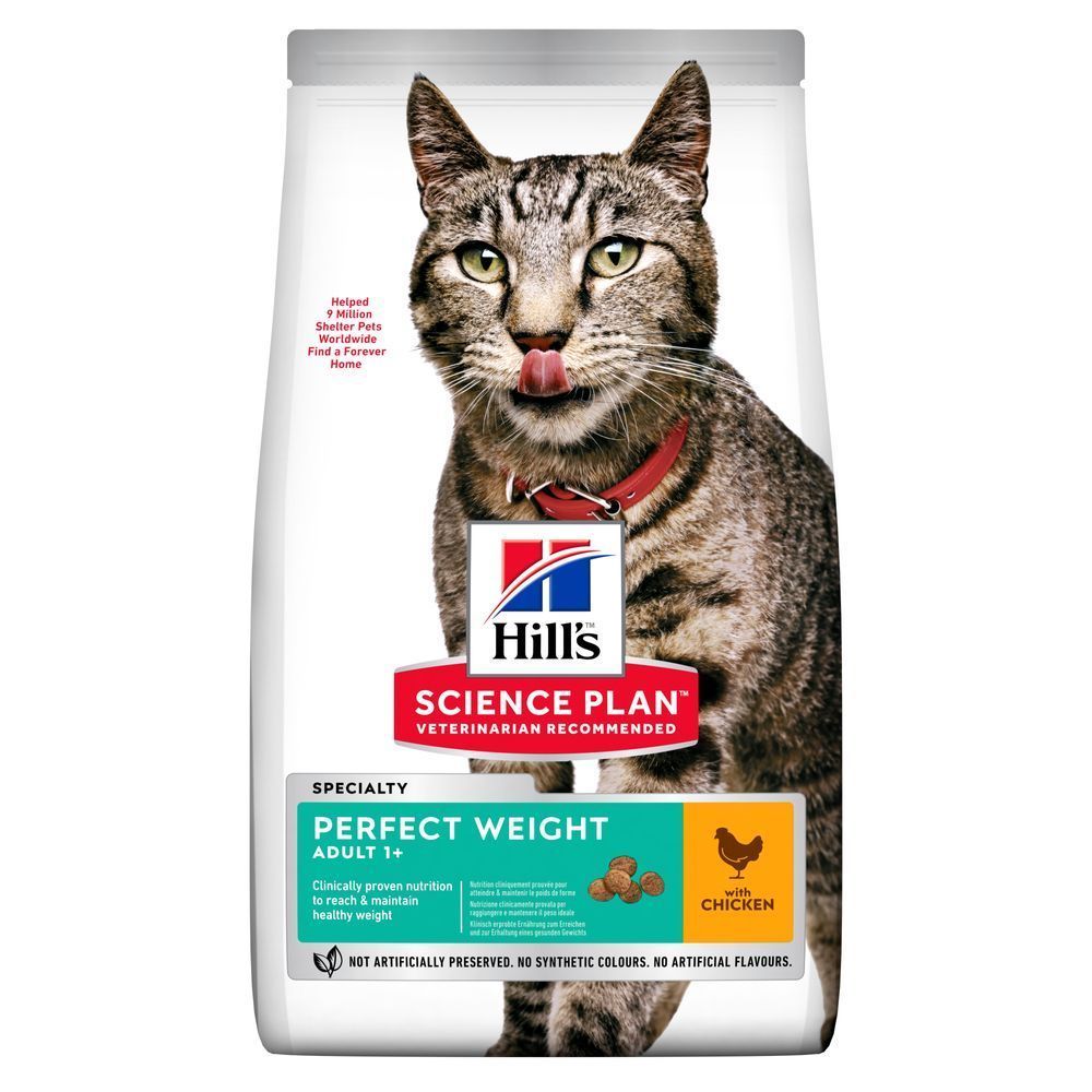 Сухий корм для котів Hill's Science Plan Perfect Weight Adult 1+ 2,5 кг - курка Сухий корм для котів Hill's Science Plan Perfect Weight Adult 1+ 2,5 кг - курка
