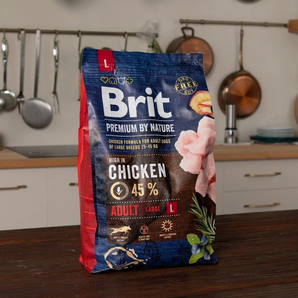 Brit Premium Dog Adult L сухой корм для собак 3 кг - курица