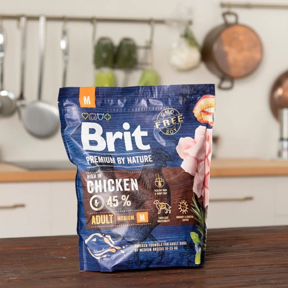 Brit Premium Dog Adult M сухой корм для собак 15 кг - курица