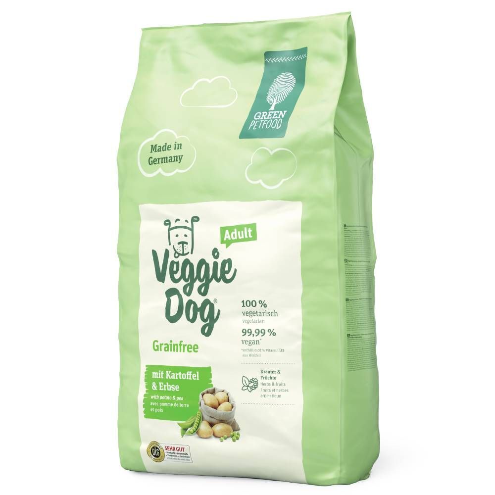 Cухий корм для собак Green Petfood VeggieDog Adult Grainfree 10 кг - картопля та горох