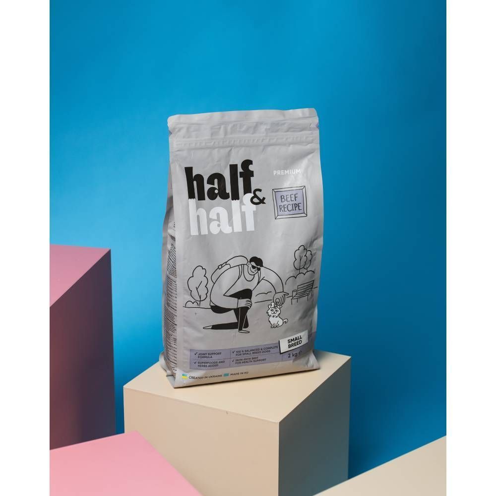 Π‘ΡΡ
ΠΎΠΉ ΠΊΠΎΡΠΌ Π΄Π»Ρ ΡΠΎΠ±Π°ΠΊ Half&Half Small Breed 2 ΠΊΠ³ - Π³ΠΎΠ²ΡΠ΄ΠΈΠ½Π° Π‘ΡΡ
ΠΎΠΉ ΠΊΠΎΡΠΌ Π΄Π»Ρ ΡΠΎΠ±Π°ΠΊ Half&Half Small Breed 2 ΠΊΠ³ - Π³ΠΎΠ²ΡΠ΄ΠΈΠ½Π°