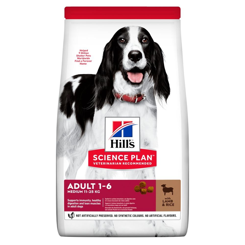 Сухий корм для собак Hill’s Science Plan Adult Medium Breed 800 г - ягня та рис
