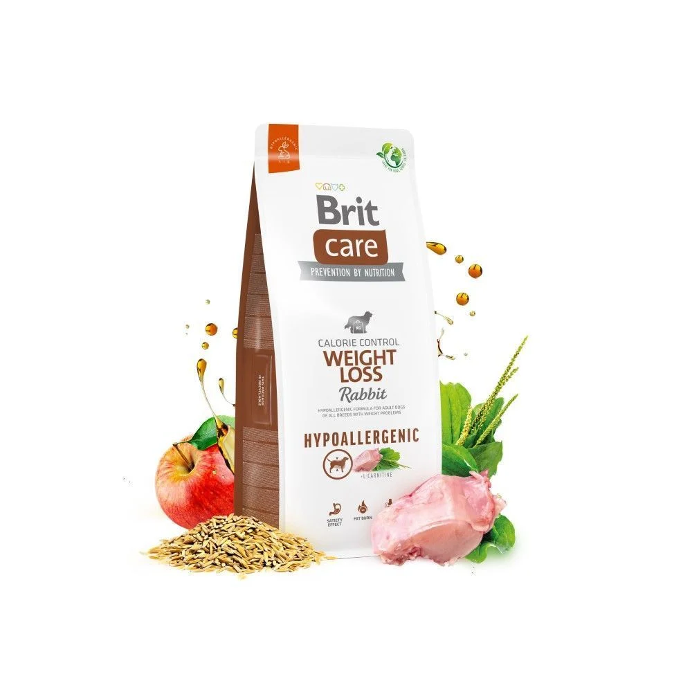 Cухий корм для собак Brit Care Hypoallergenic Weight Loss 1 кг - кролик