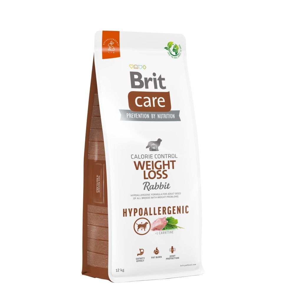 Сухой корм для собак Brit Care Hypoallergenic Weight Loss 12 кг - кролик