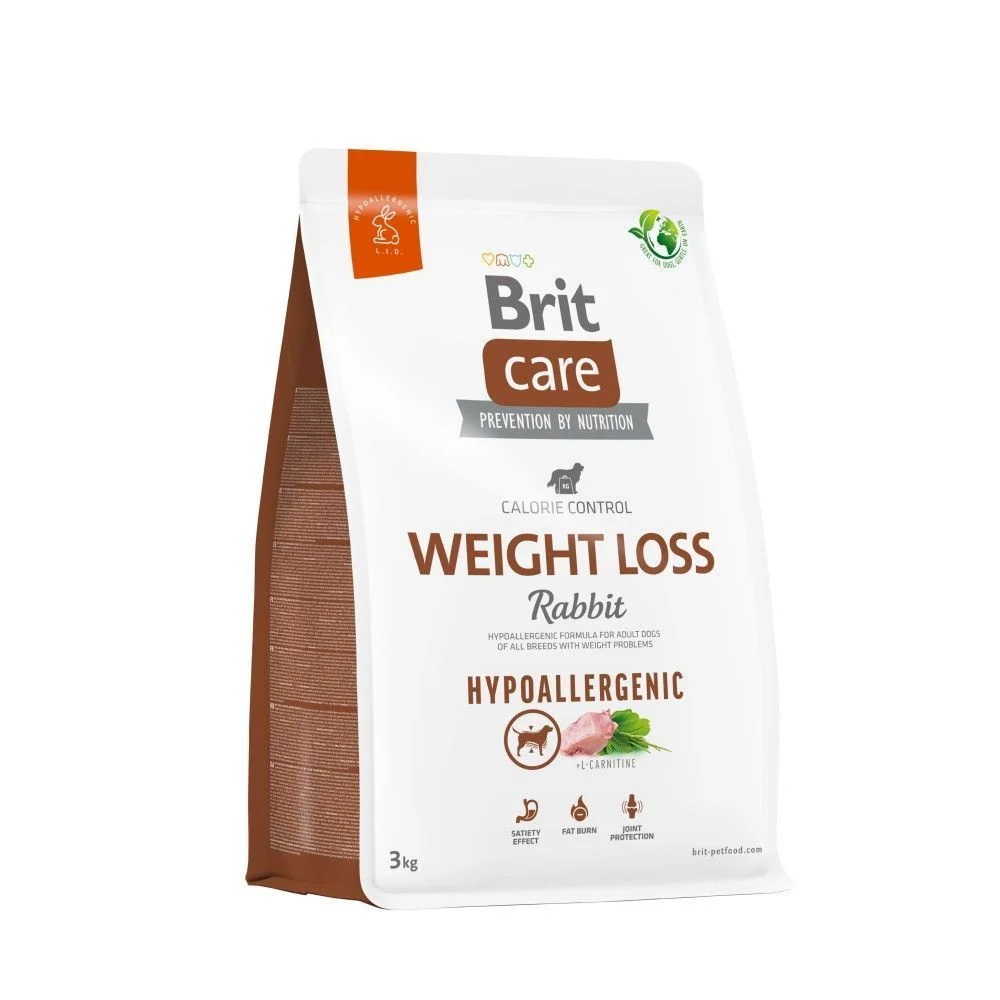 Сухий корм для собак Brit Care Hypoallergenic Weight Loss 3 кг - кролик Сухий корм для собак Brit Care Hypoallergenic Weight Loss 3 кг - кролик