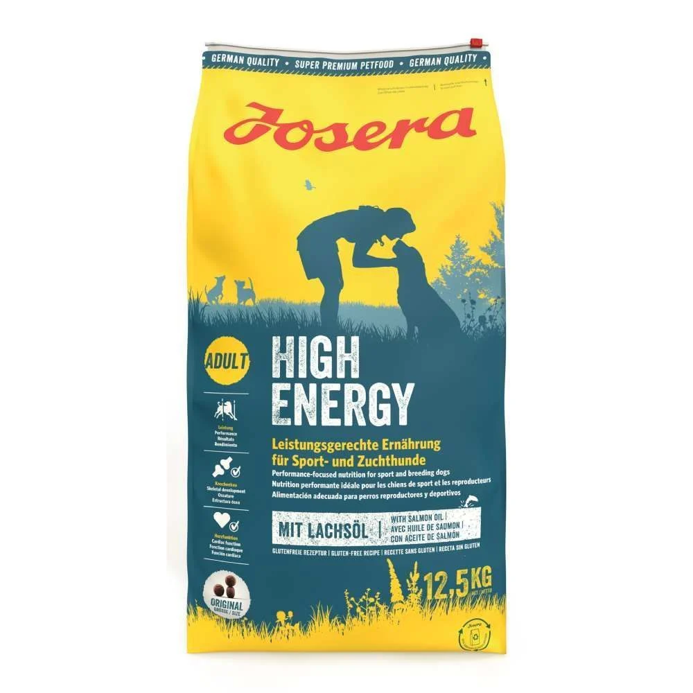 Сухой корм для собак Josera High Energy Adult 12,5 кг - лосось