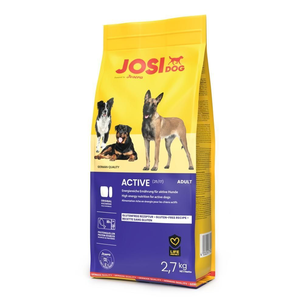 Сухой корм для собак Josera JosiDog Active Adult 2,7 кг - домашняя птица Сухой корм для собак Josera JosiDog Active Adult 2,7 кг - домашняя птица