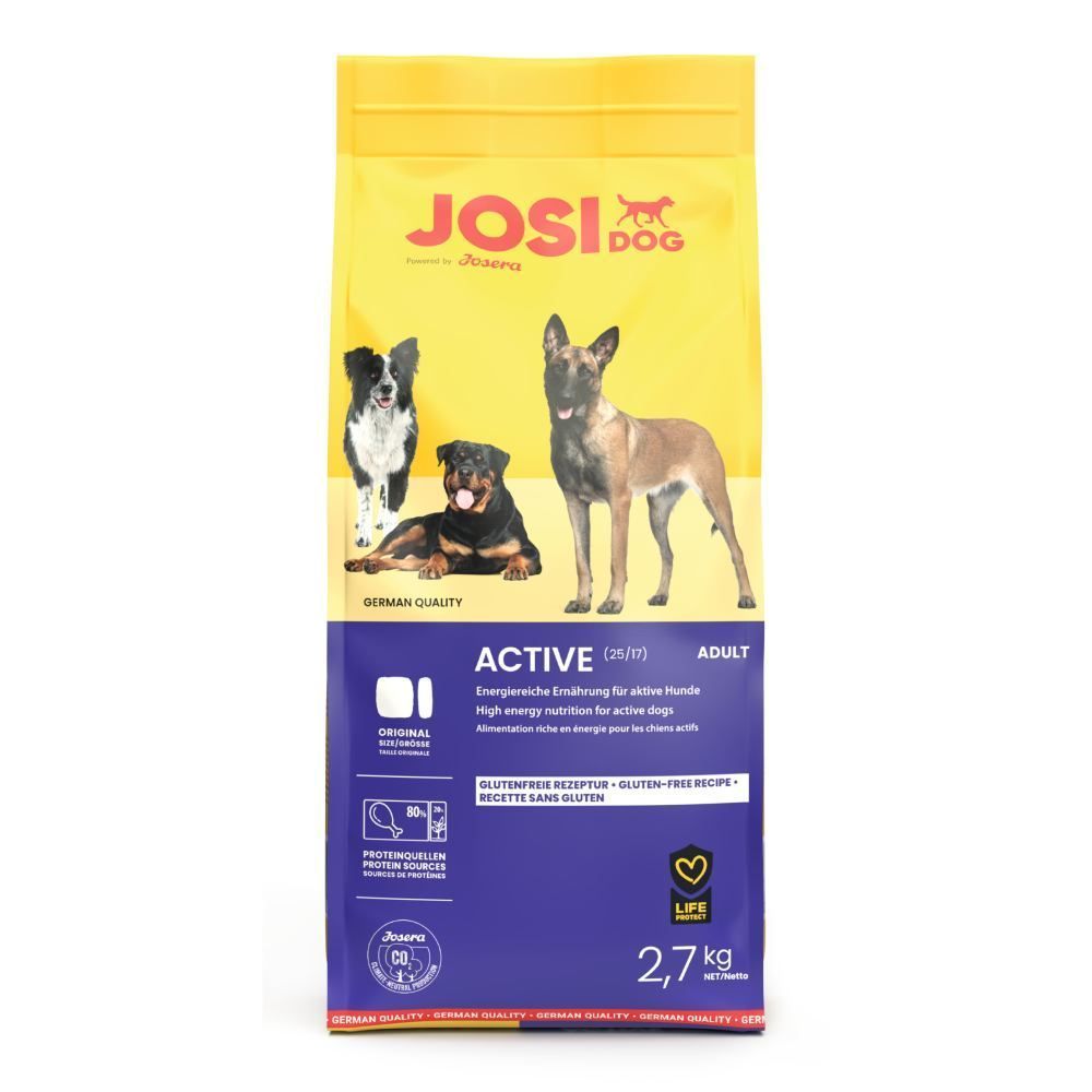 Сухой корм для собак Josera JosiDog Active Adult 2,7 кг - домашняя птица Сухой корм для собак Josera JosiDog Active Adult 2,7 кг - домашняя птица