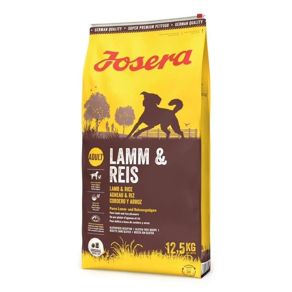 Сухий корм для собак Josera Adult 12,5 кг - ягня та рис Сухий корм для собак Josera Adult 12,5 кг - ягня та рис