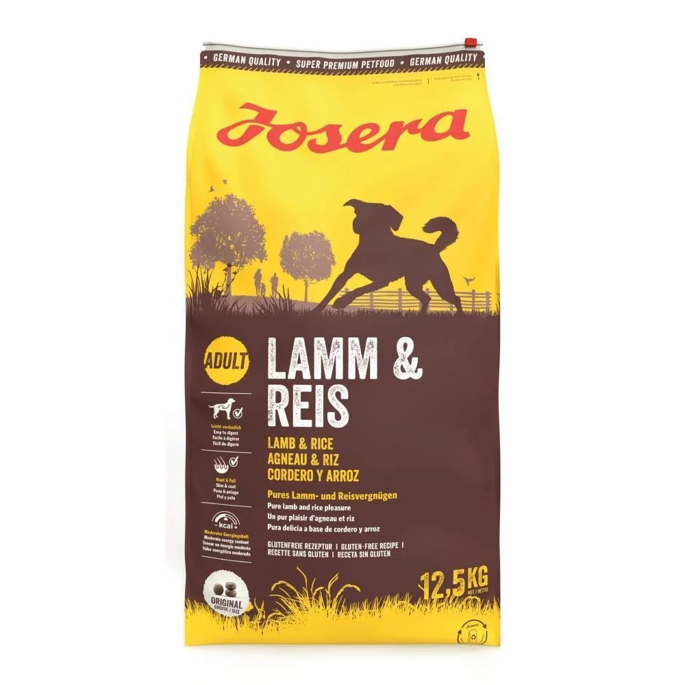 Сухий корм для собак Josera Adult 12,5 кг - ягня та рис Сухий корм для собак Josera Adult 12,5 кг - ягня та рис