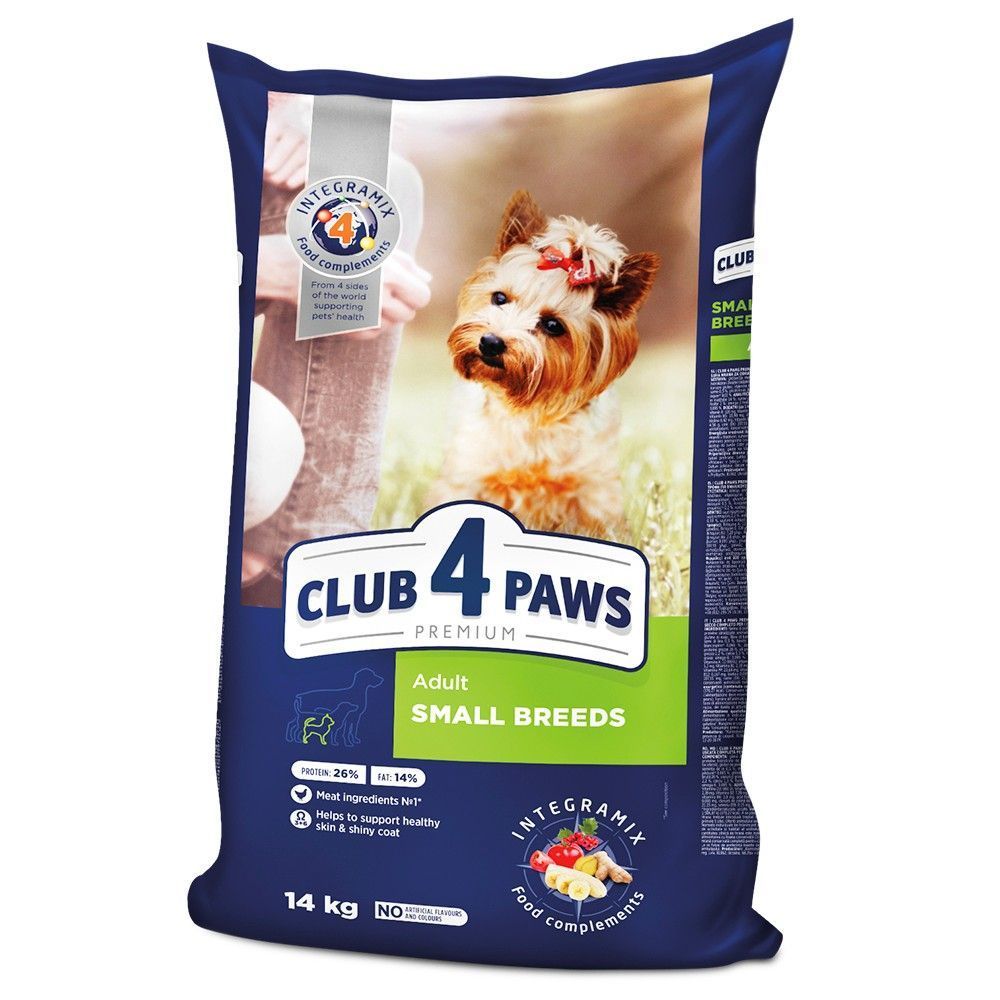Сухой корм для собак Club 4 Paws Premium Small Breed 14 кг - курица Сухой корм для собак Club 4 Paws Premium Small Breed 14 кг - курица