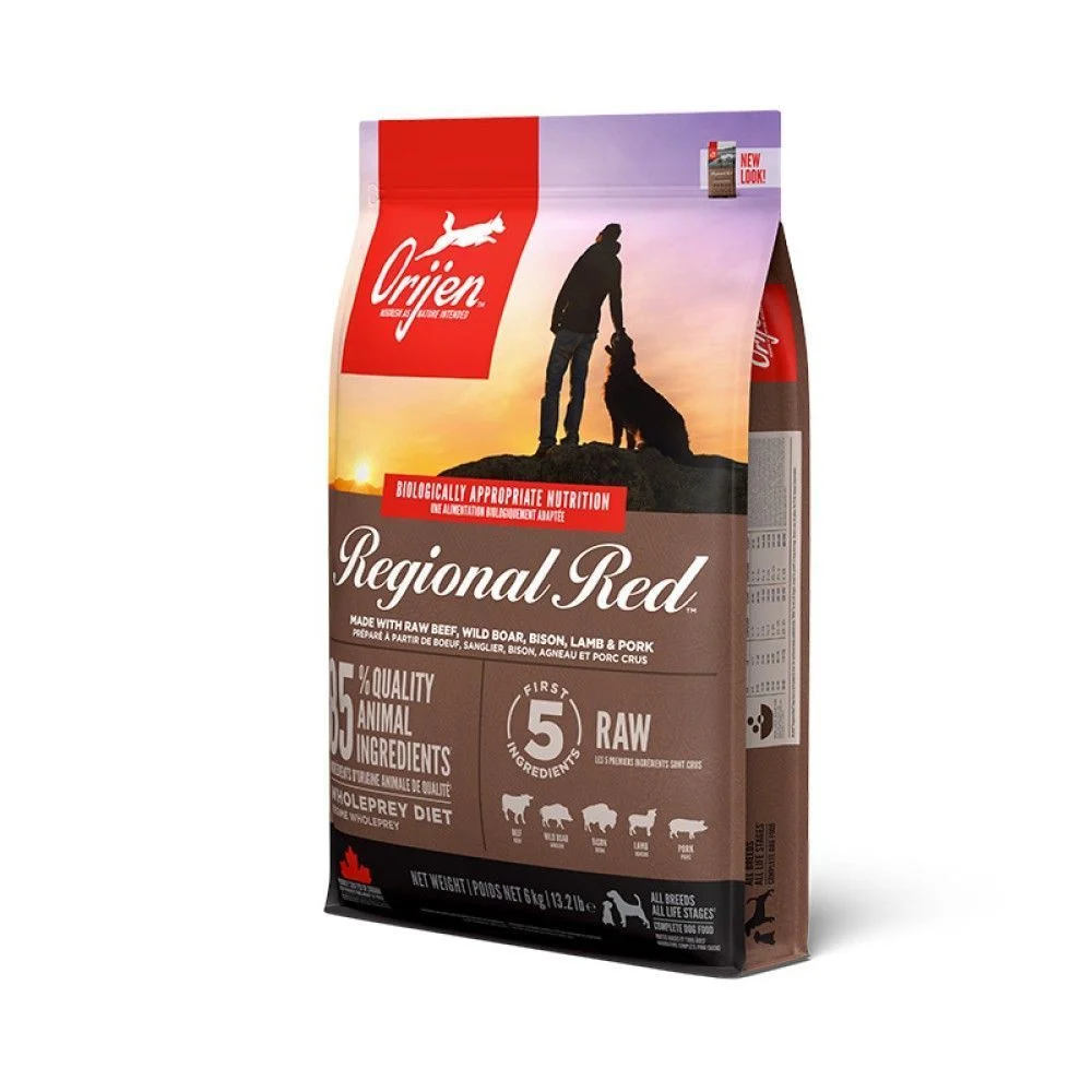 Сухой корм для собак Orijen Regional Red 6 кг - ассорти