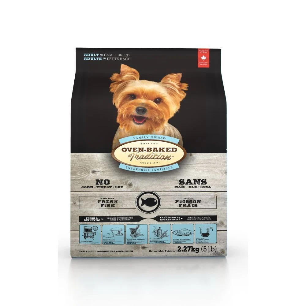 Cухий корм для собак Oven-Baked Tradition Small Breed Adult 5,67 кг - риба