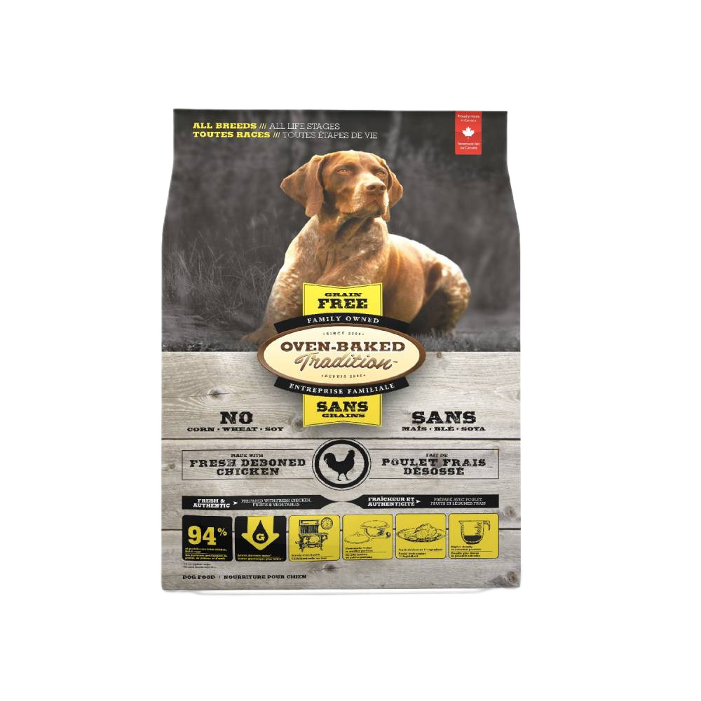 Сухий корм для собак Oven-Baked Tradition Grain Free Adult All Breed 2,27 кг - курка