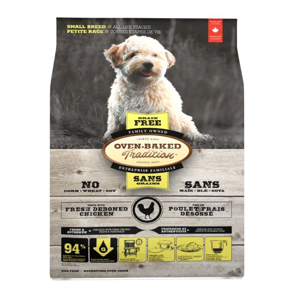Cухий корм для собак Oven-Baked Tradition Grain Free Small Breed Adult 5,67 кг - курка