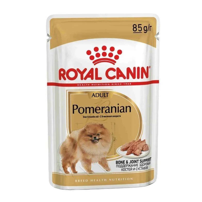 Набор сухого и влажного корма для собак Royal Canin Pomeranian Adult 1,5 кг + 4 шт. по 85 г Набор сухого и влажного корма для собак Royal Canin Pomeranian Adult 1,5 кг + 4 шт. по 85 г