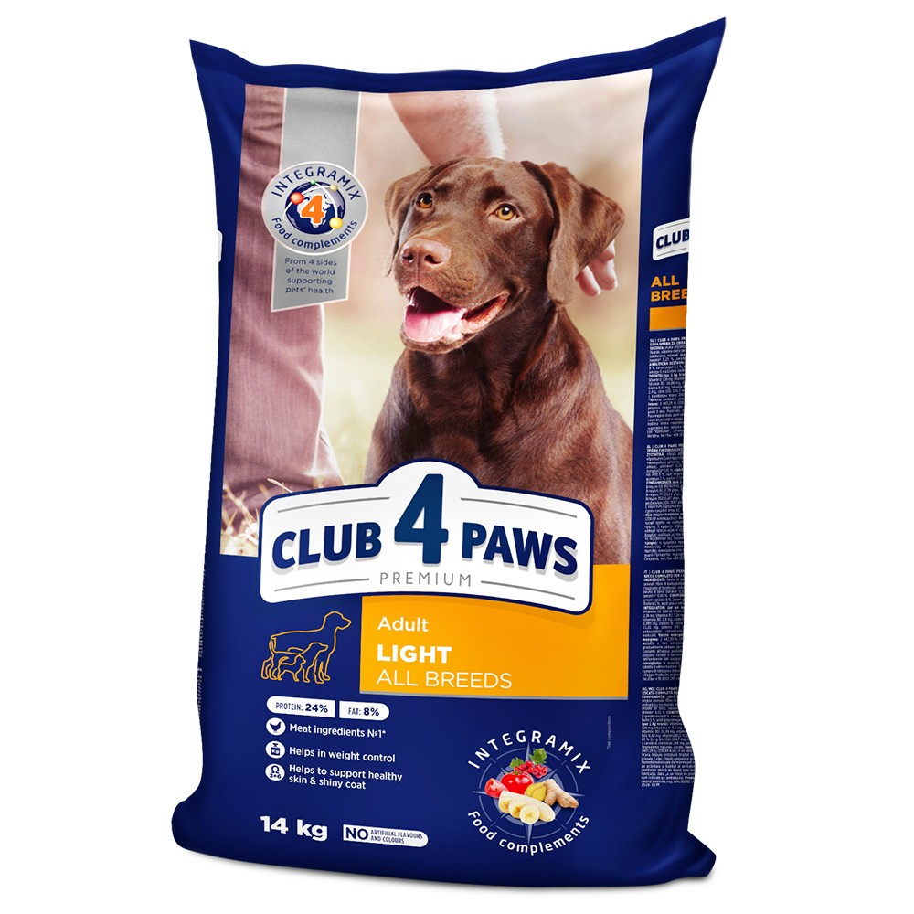 Сухой корм для собак всех пород Club 4 Paws Premium контроль веса 14 кг (курица) Сухой корм для собак всех пород Club 4 Paws Premium контроль веса 14 кг (курица)