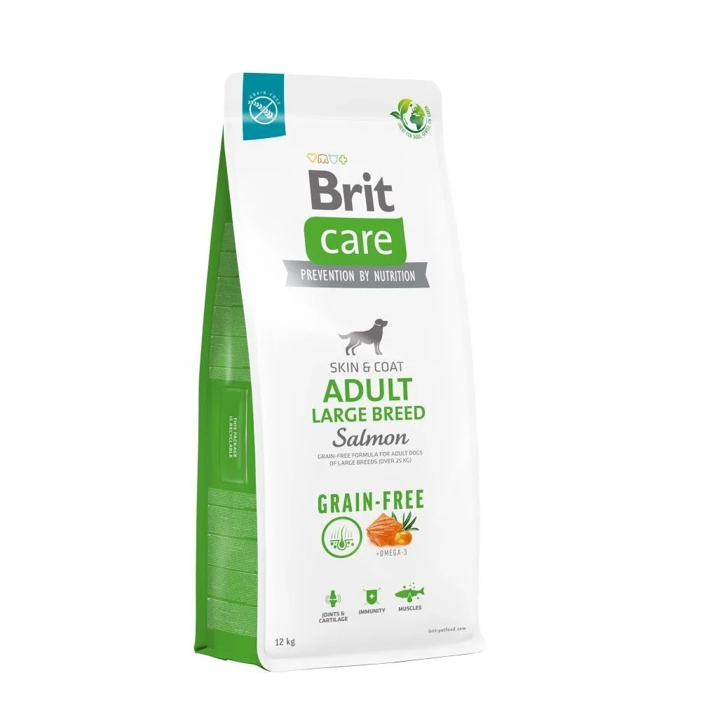 Сухой корм для собак Brit Care Grain-free Adult Large Breed 12 кг - лосось