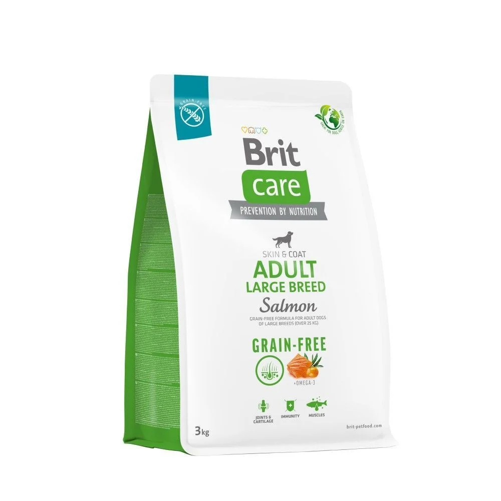 Сухий корм для собак Brit Care Grain-free Adult Large Breed 3 кг - лосось Сухий корм для собак Brit Care Grain-free Adult Large Breed 3 кг - лосось