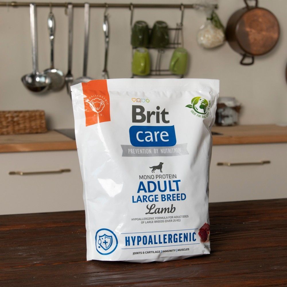 Cухий корм для собак Brit Care Hypoallergenic Large Breed Adult 1 кг - ягня