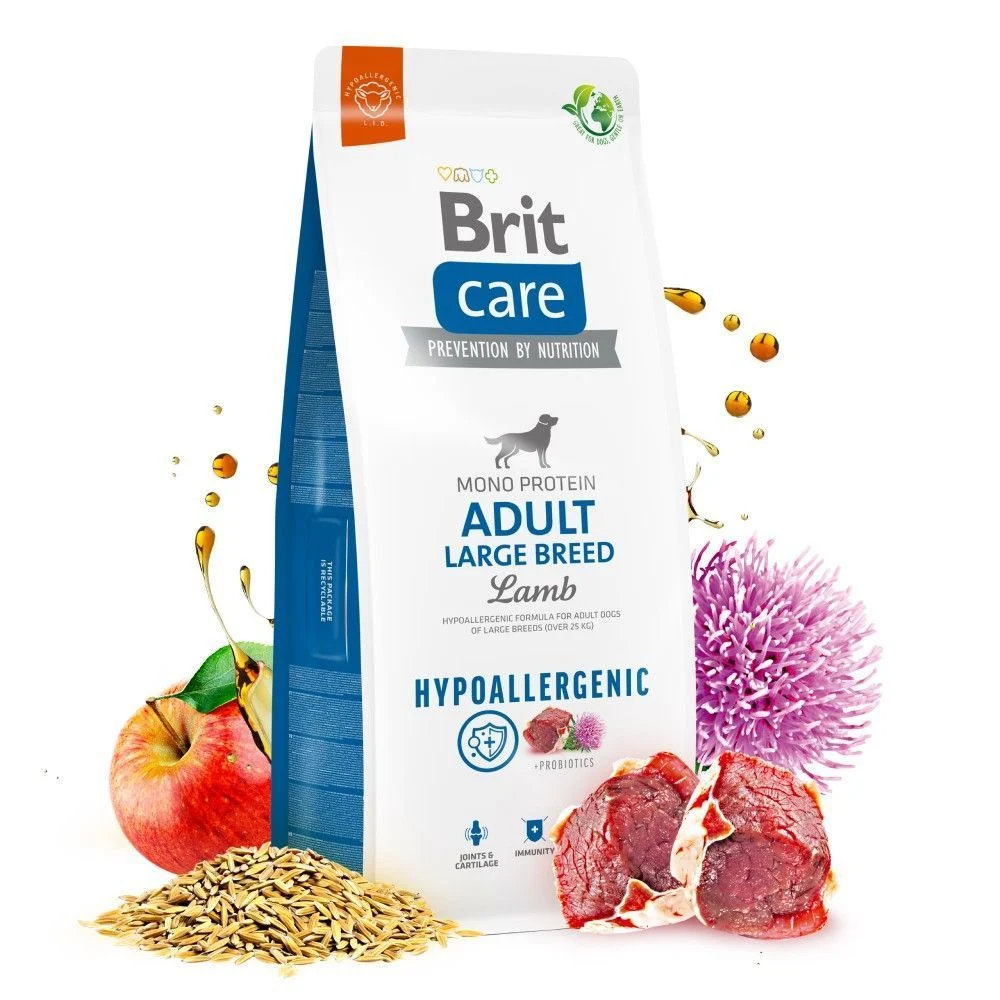 Brit Care Hypoallergenic Large Breed Adult сухой корм для собак 12 кг - ягненок