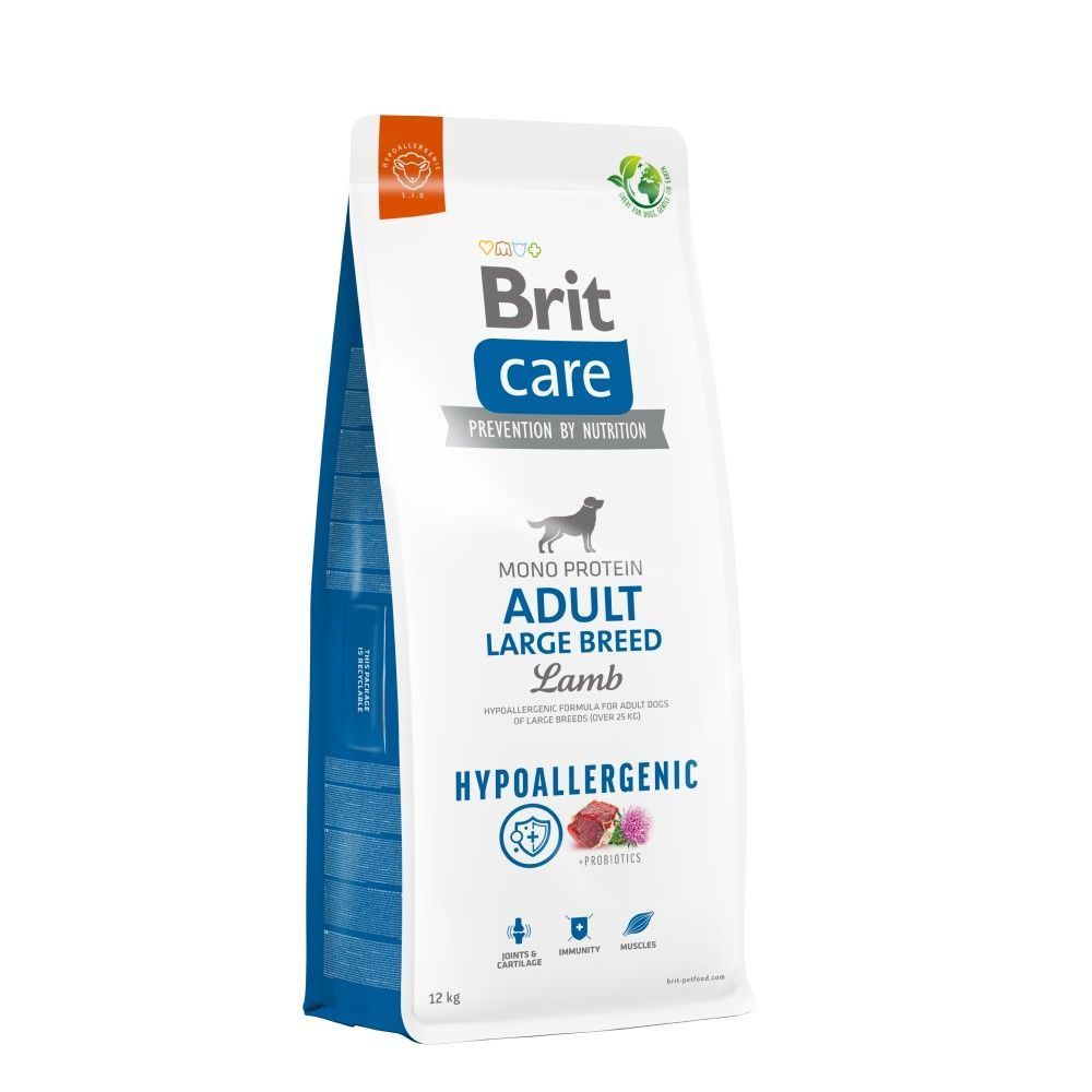 Brit Care Hypoallergenic Large Breed Adult сухой корм для собак 12 кг - ягненок