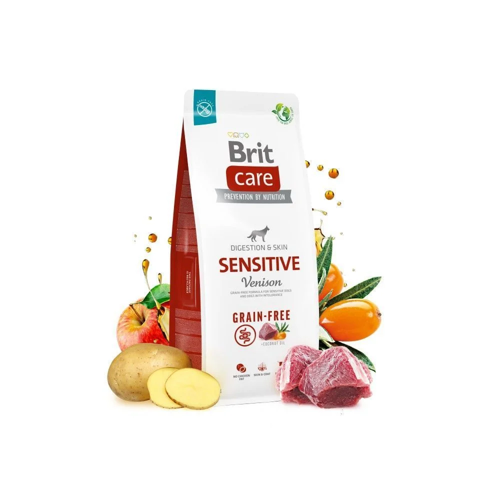 Cухий корм для собак Brit Care Grain-free Sensitive 1 кг - оленина