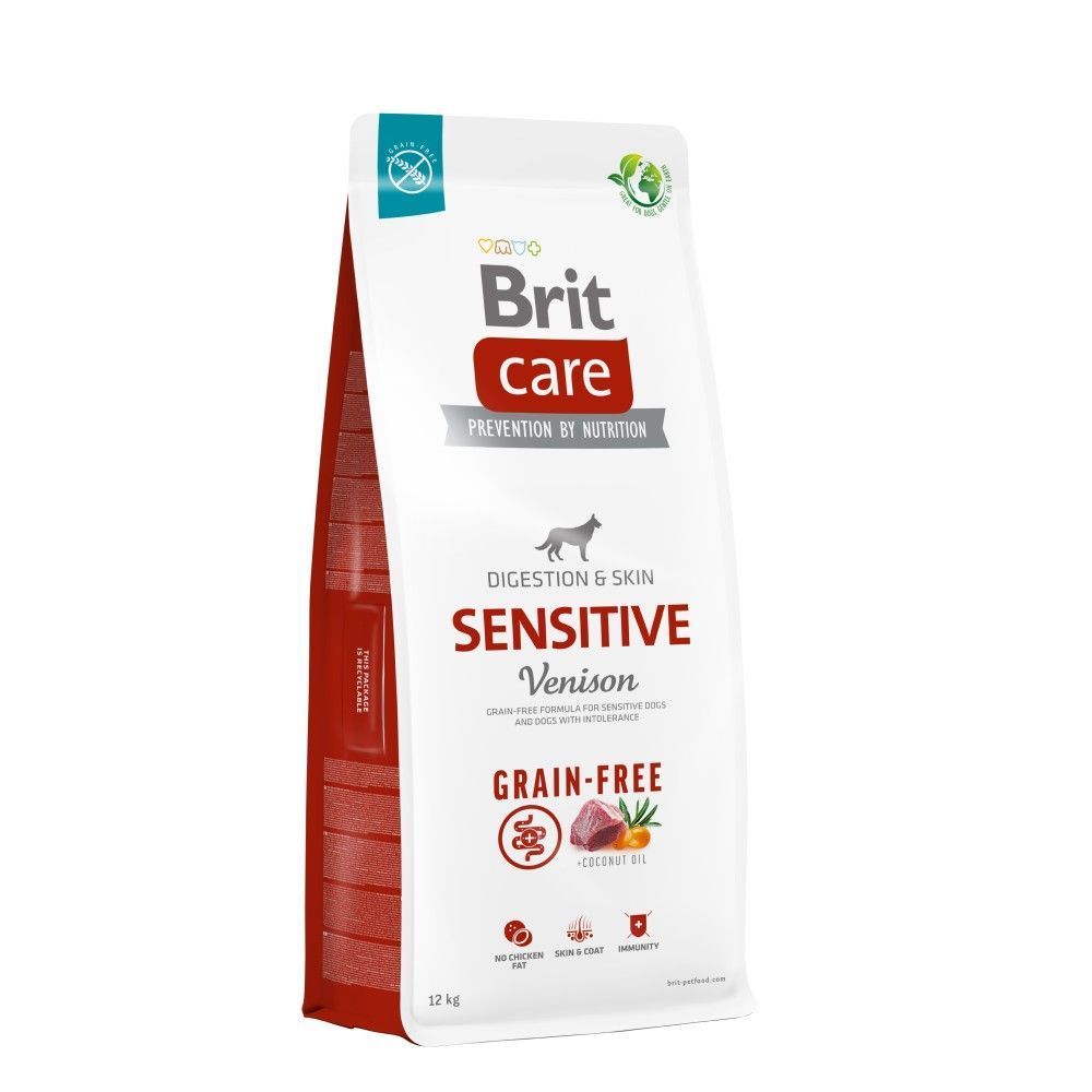 Сухой корм для собак Brit Care Grain-free Sensitive 12 кг - оленина