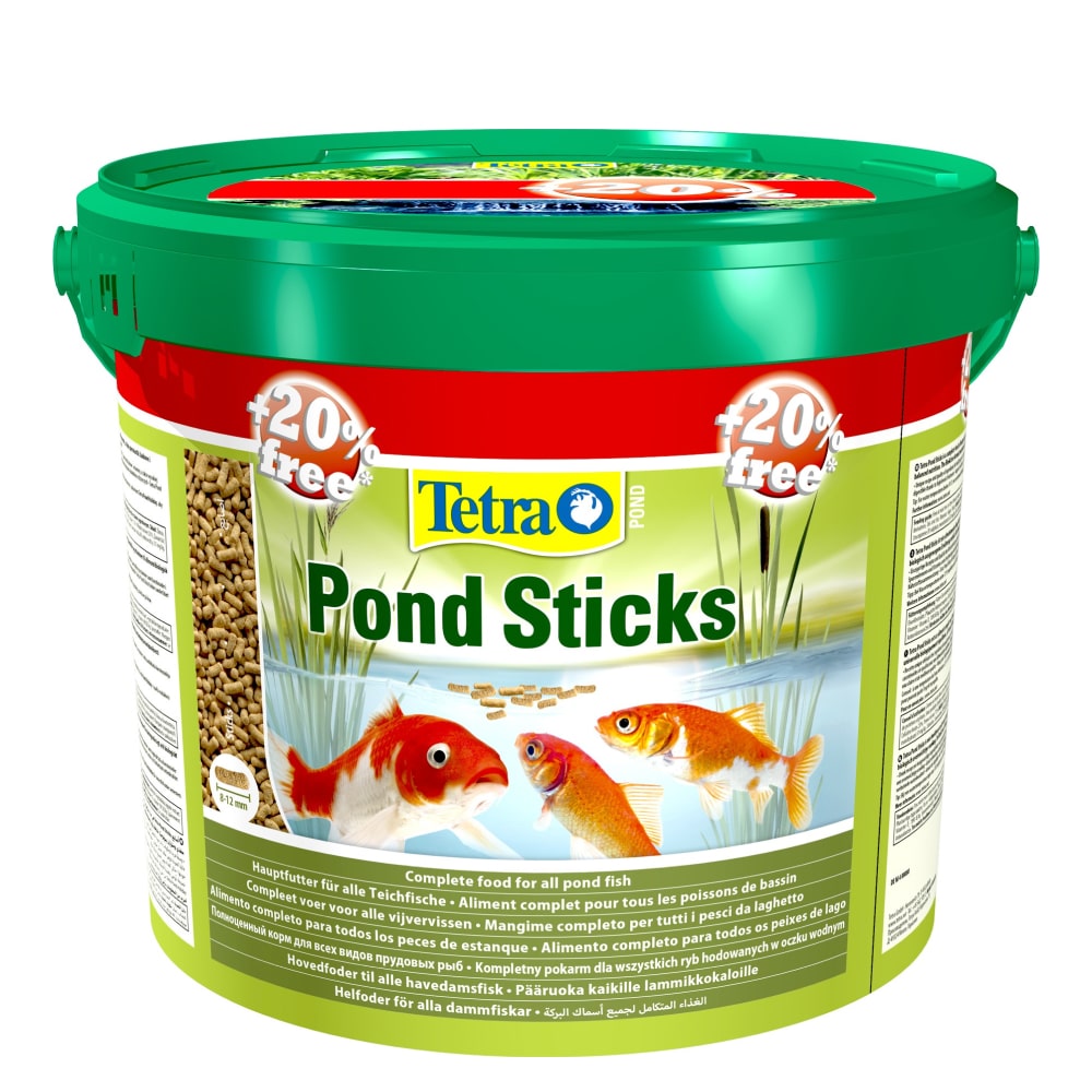Сухий корм для ставкових риб Tetra в паличках «Pond Sticks» 10 л + 2 л (для всіх ставкових риб) Сухий корм для ставкових риб Tetra в паличках «Pond Sticks» 10 л + 2 л (для всіх ставкових риб)