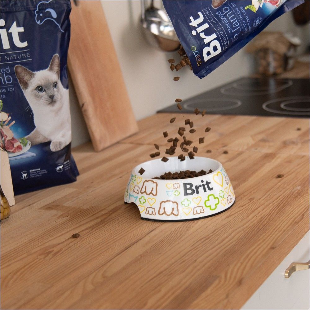 Сухий корм для котів Brit Premium by Nature Cat Sterilized 300 г - ягня