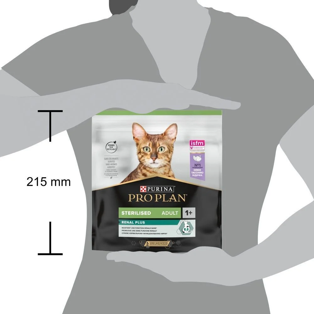 Сухий корм для котів Pro Plan Sterilised Adult Renal Plus 400 г - індичка