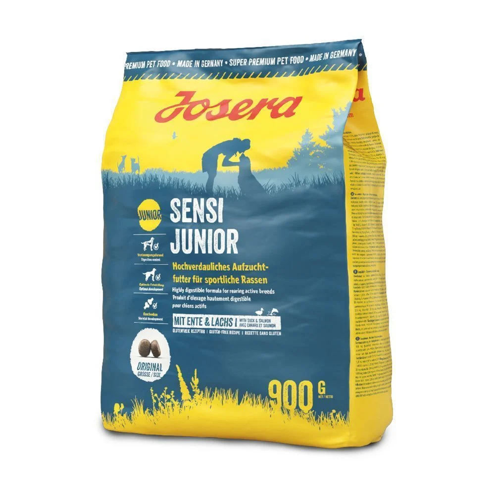 Сухой корм для собак Josera Sensi Junior 900 г - утка и лосось