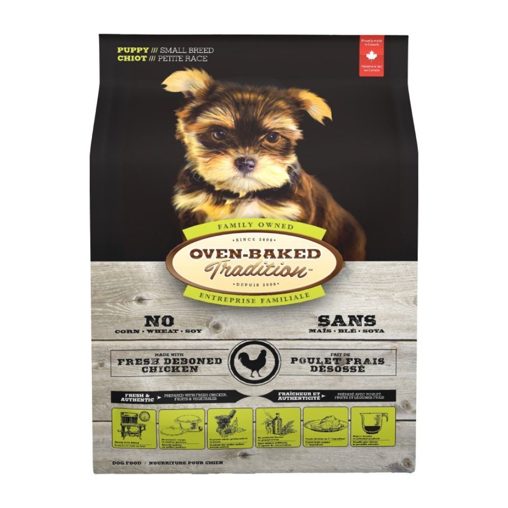 Сухой корм для щенков Oven-Baked Tradition Small Breed Puppy 2,27 кг - курица
