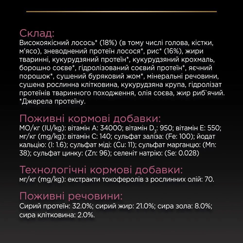 Cухий корм для цуценят Pro Plan Small & Mini Puppy Sensitive Skin 3 кг - лосось