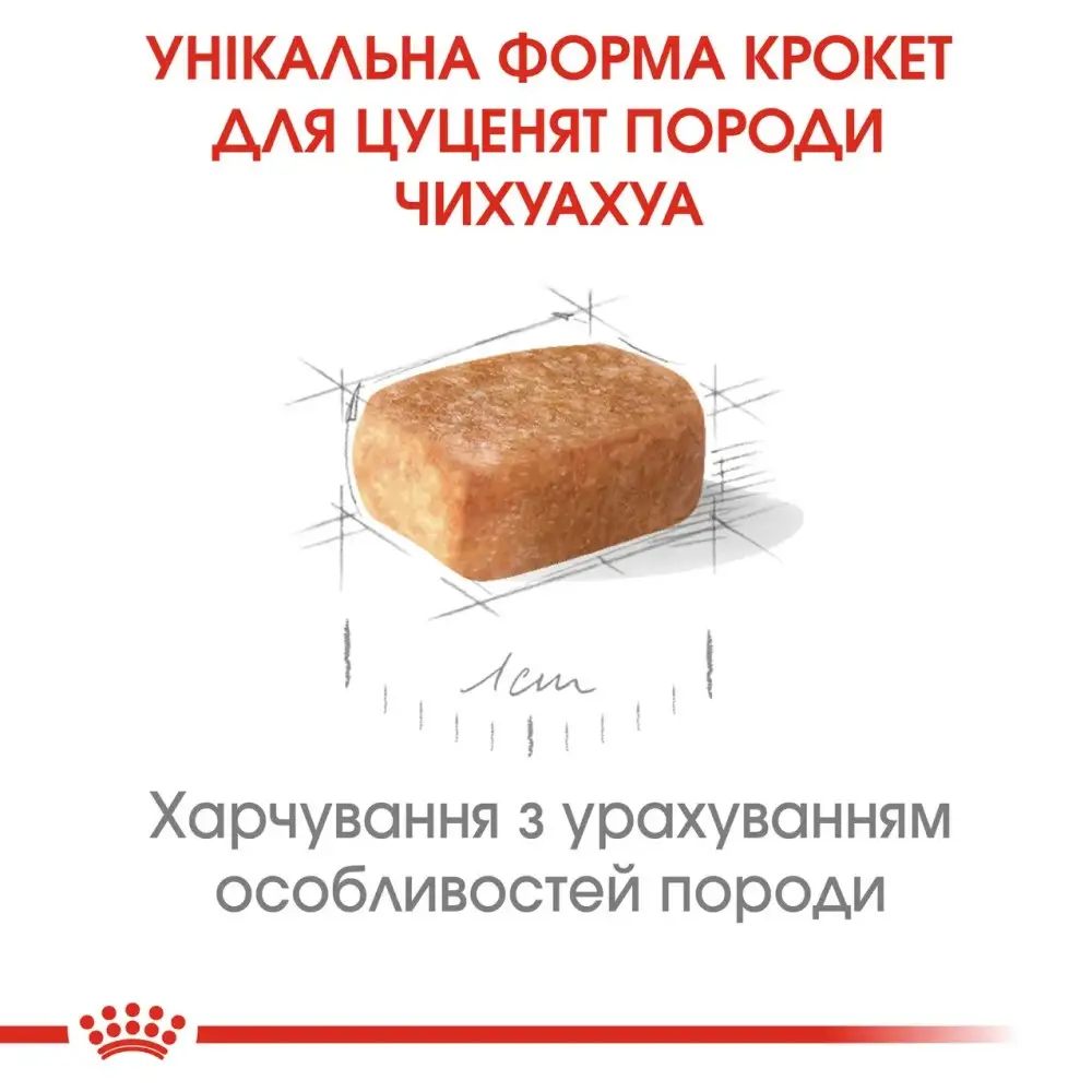 Набір сухого та вологого корму для цуценят Royal Canin Chihuahua Puppy 1,5 кг + 4 шт х 85 г