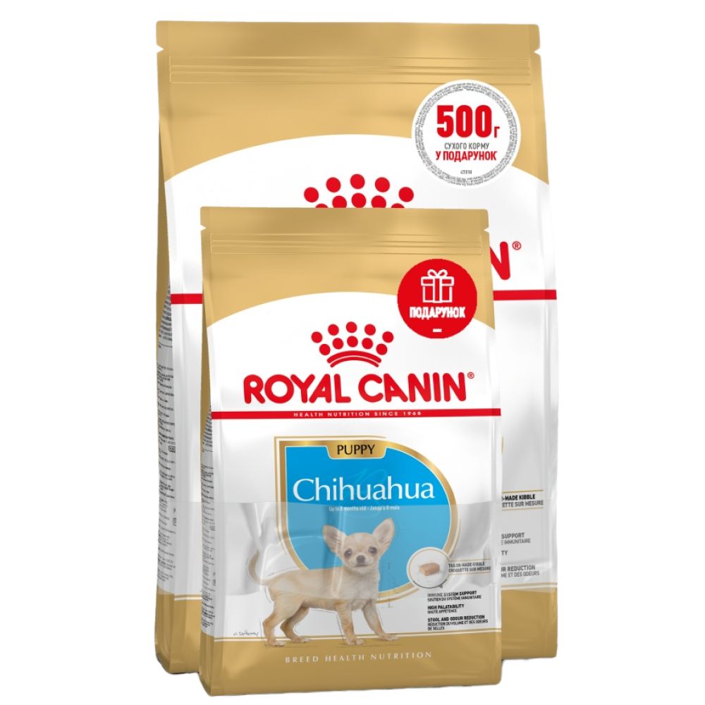 Сухой корм для щенков Royal Canin Puppy Chihuahua 1,5 кг + 500 г