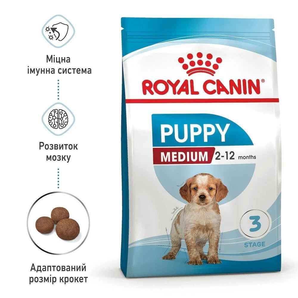 Сухий корм для цуценят Royal Canin Medium Puppy 1 кг Сухий корм для цуценят Royal Canin Medium Puppy 1 кг